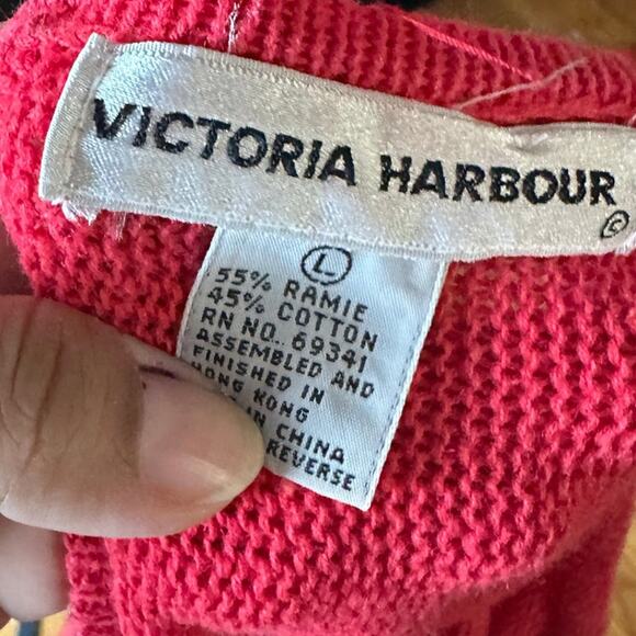Vintage Victoria Harbour Embellished Sweater – Beaded Knit Top - Picture 8 of 9